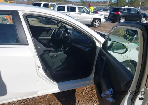 2012 Mazda Mazda3 I Touring z USA, uszkodzony, nr VIN JM1BL1L74C1664430